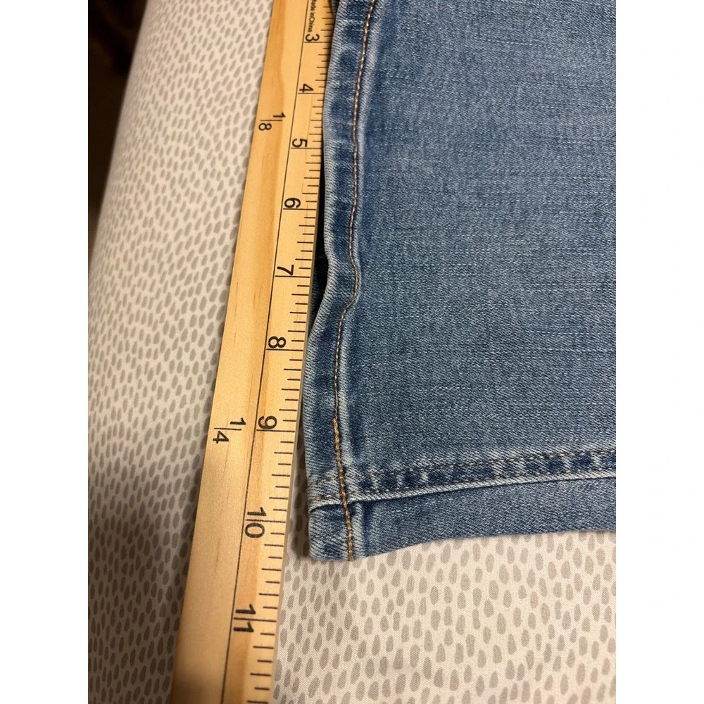 Aéropostale Mid Rise Flare Light‎ Blue Denim Jeans Stretch 5-Pocket